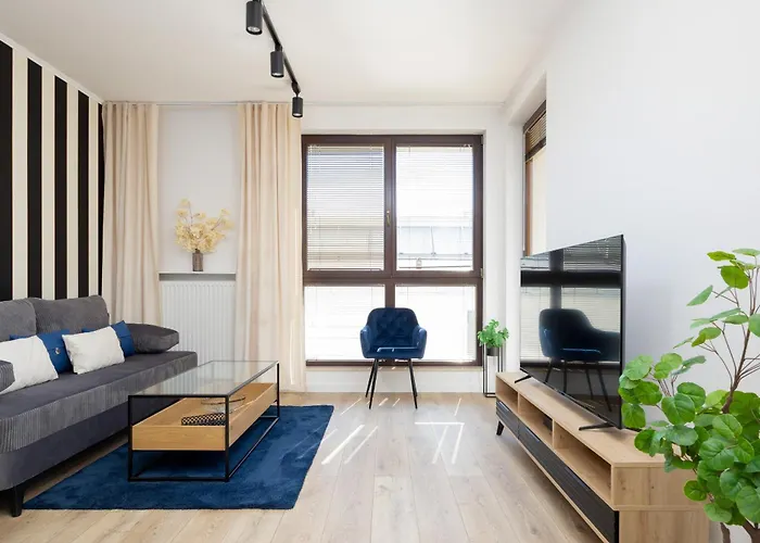 Daire Nowoczesny Z Parkingiem Mokotow By Renters *